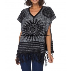 buy Sweater soft touch fringes 101 idées 8212W
