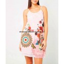 buy dress tunic ethnic floral print summer 101 idées 1638K