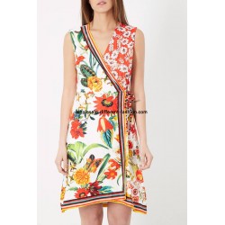buy dress floral print summer 101 idées 5515K