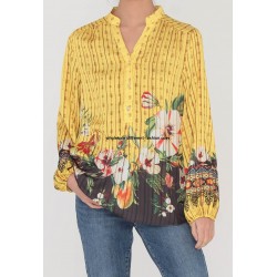 manufacturer dropshipping floral print blouse 101 idées 3640X