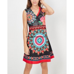 manufacturer dropshipping dress printed with a large mandala Plus Size 101 idées