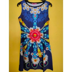 manufacturer dropshipping blue summer dress with mandala pattern 101 idées